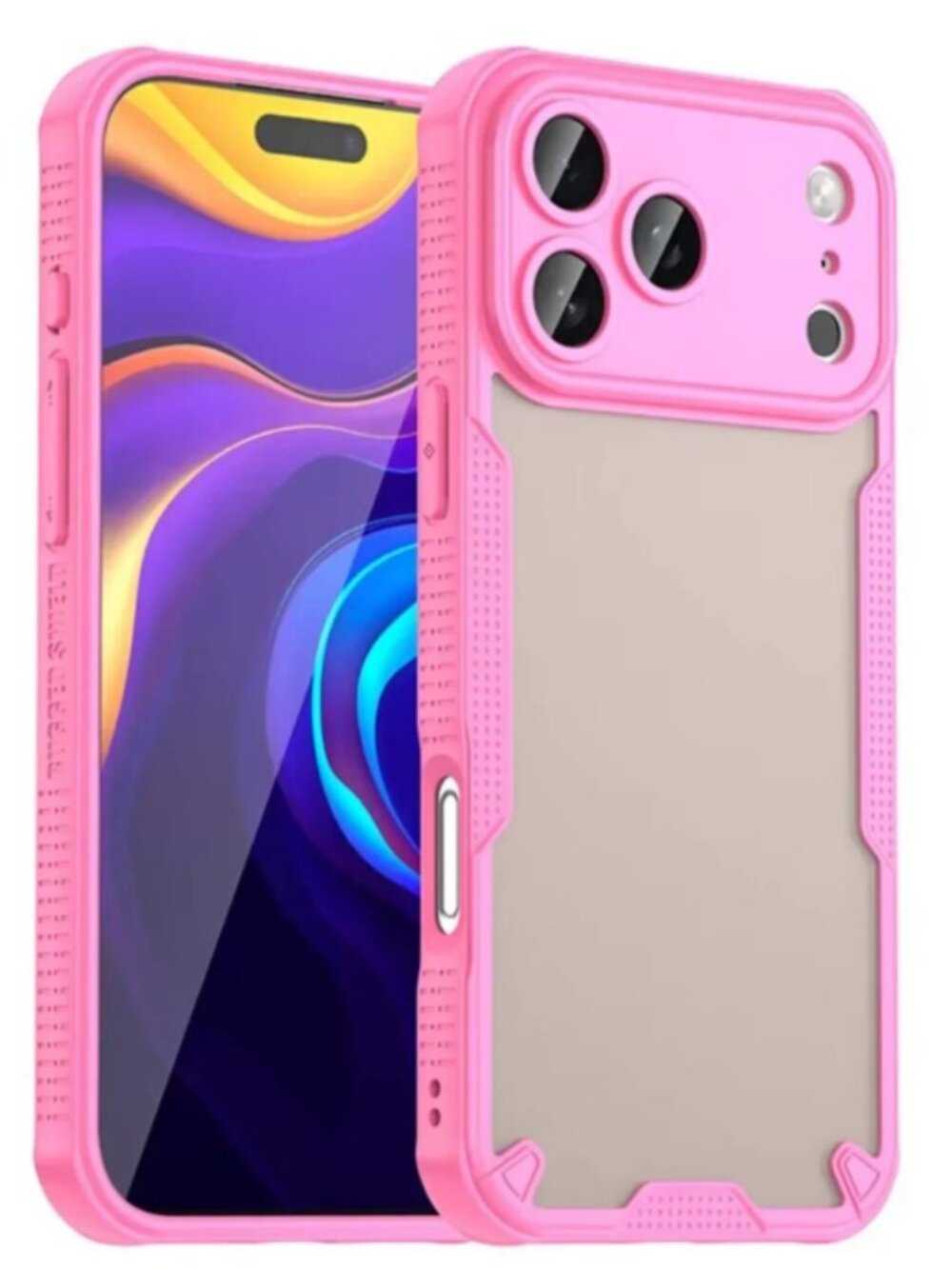 iPhone 17 Pro Hybrid Translucent Case Shockproof Bumper Slim